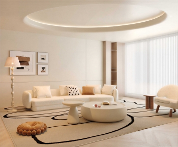 Modern A Living Room-ID:665290446