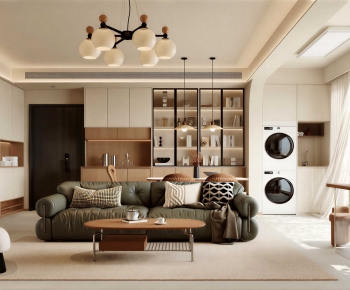 Modern A Living Room-ID:519190071