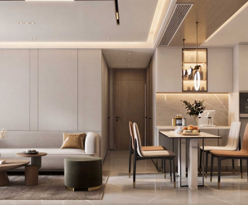 Modern A Living Room-ID:663036118