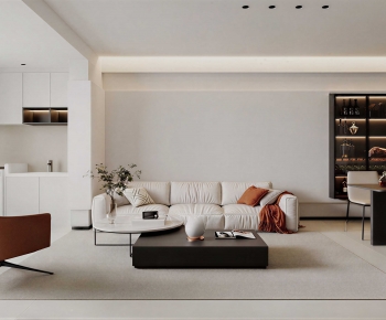 Modern A Living Room-ID:598196986