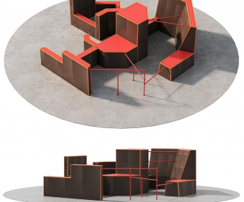 Modern Building Component-ID:581854104