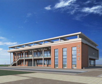 Modern School Building-ID:226496937