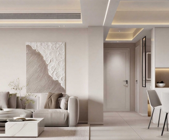 Modern A Living Room-ID:651474957