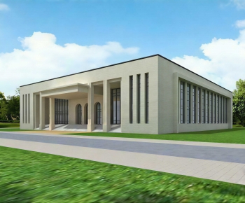 Modern School Building-ID:262232079