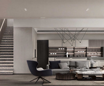 Modern A Living Room-ID:805660017