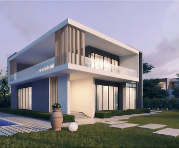 Modern Appearance Of Commercial Building-ID:701251989