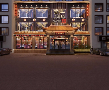 Chinese Style Facade Element-ID:146351109