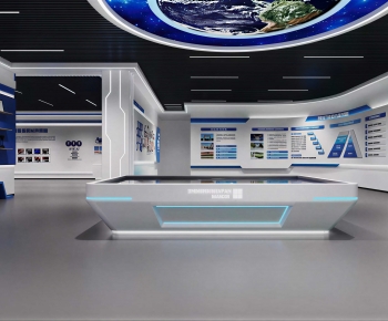 Modern Exhibition Hall-ID:134466899