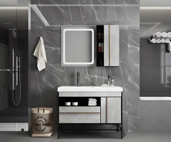 Modern Bathroom Cabinet-ID:197216993