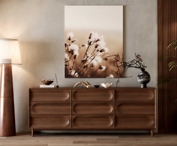 Wabi-sabi Style Entrance Cabinet-ID:990755088