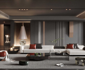 Modern A Living Room-ID:751260048