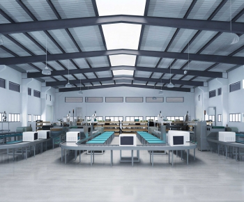 Modern Industrial Building-ID:320589076