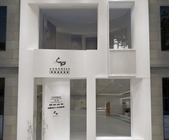 Modern Facade Element-ID:885751969