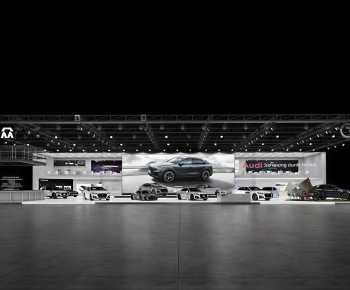 Modern Exhibition Hall-ID:469897996