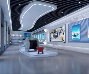 Modern Exhibition Hall-ID:946018935