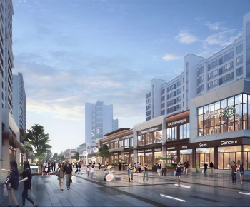Modern Commercial Street-ID:218460693