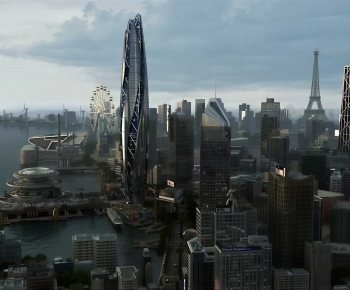 Modern Architectural Bird's-eye View Planning-ID:205988925