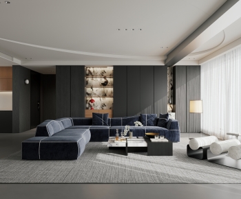 Modern A Living Room-ID:245862966