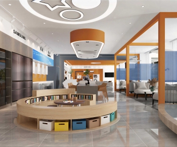 Modern Exhibition Hall-ID:795913931