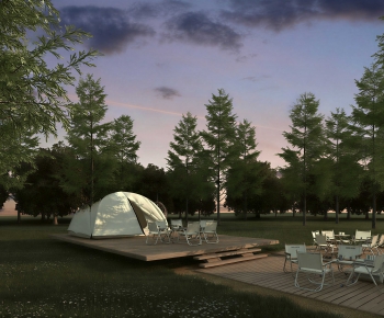 Modern Park Landscape-ID:594316011