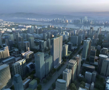 Modern Architectural Bird's-eye View Planning-ID:172523028