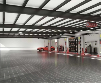 Modern Automobile Repair Shop-ID:158364064