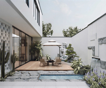 Modern Courtyard/landscape-ID:305413964