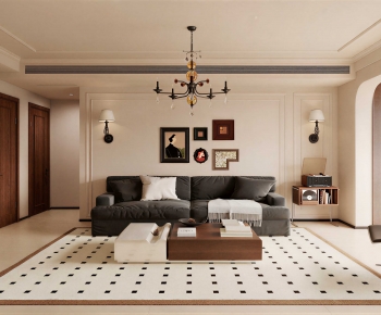 Modern A Living Room-ID:377686024