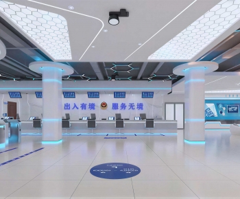 Modern Office Reception Desk-ID:164969927