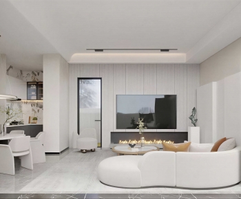 Modern A Living Room-ID:947812089