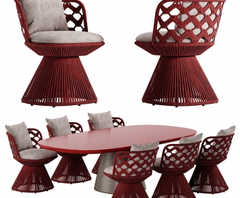 Modern Dining Table And Chairs-ID:657569895
