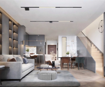 Modern A Living Room-ID:554346086