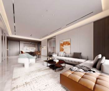 Modern A Living Room-ID:325490953