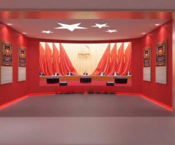 New Chinese Style Exhibition Hall-ID:915218112
