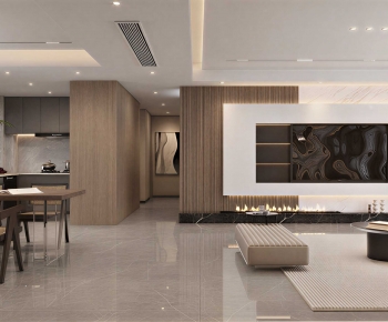 Modern A Living Room-ID:670687912