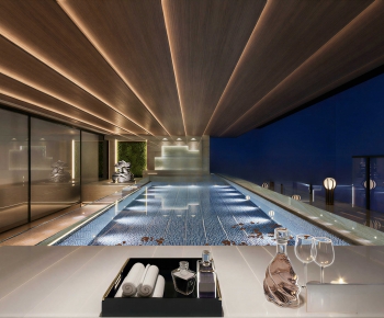 Modern Swimming Pool-ID:695950032