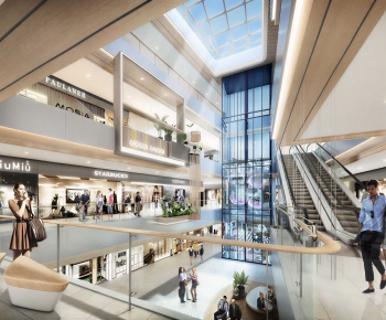 Modern Shopping Mall-ID:802757986