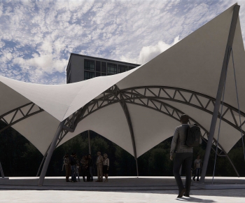 Modern Sunshade/Canopy/Tensioning Film-ID:117095957