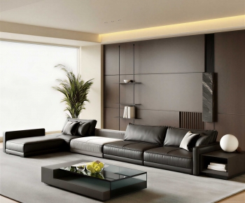 Modern A Living Room-ID:493582969