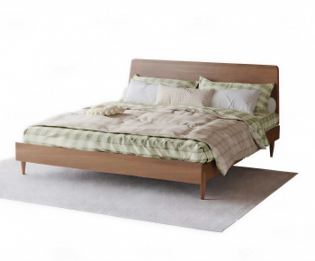 Modern Double Bed-ID:257649909