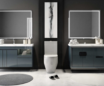 Modern Bathroom Cabinet-ID:454868082