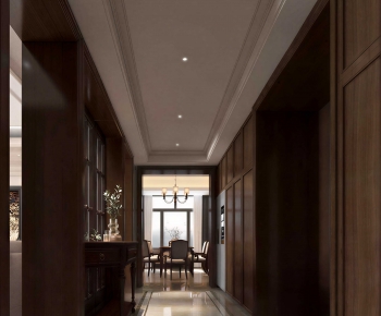 American Style Hallway-ID:595452075