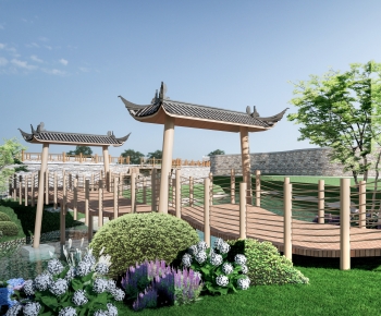 Modern Garden Landscape-ID:967036962