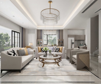 Modern A Living Room-ID:115070104