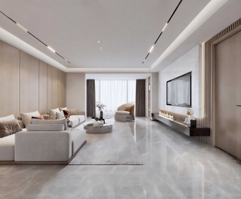 Modern A Living Room-ID:611124997