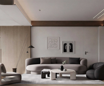 Modern A Living Room-ID:249994047