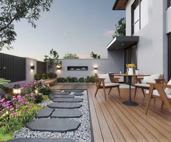 Modern Courtyard/landscape-ID:957902919