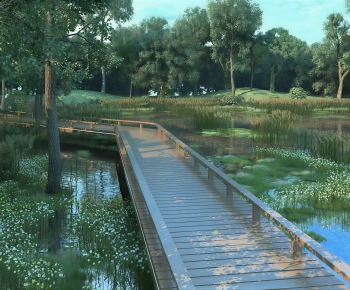 New Chinese Style Park Landscape-ID:707058915