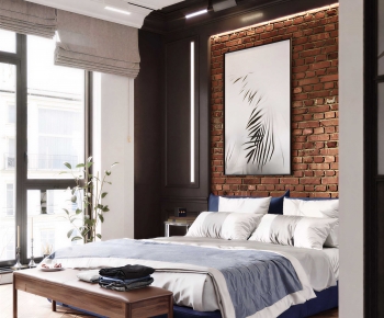 Industrial Style Bedroom-ID:765908963