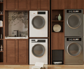 Modern Laundry Cabinet-ID:410250906